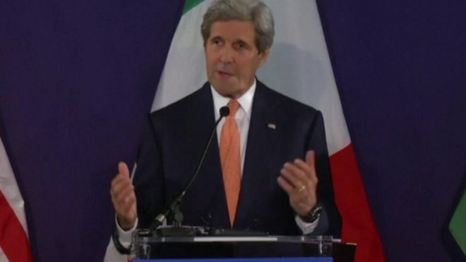 Kerry meets Libyan PM in Vienna on support to new government - TVMnews.mt