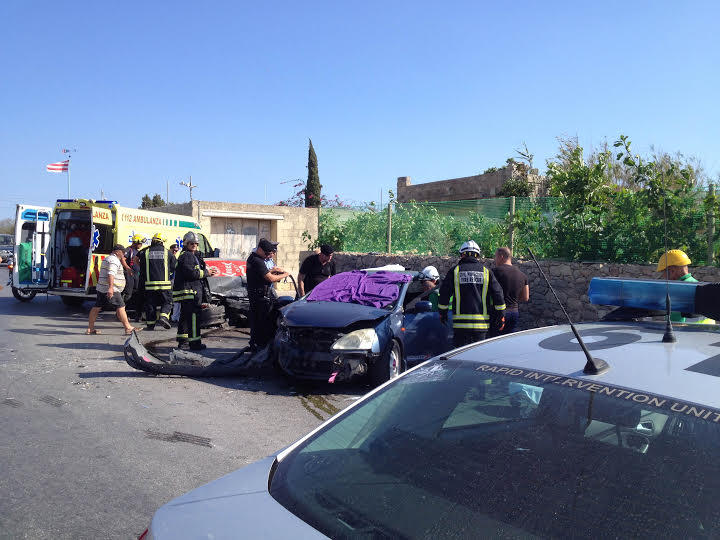 UPDATED: Man in danger of death after head-on collision at Mqabba ...