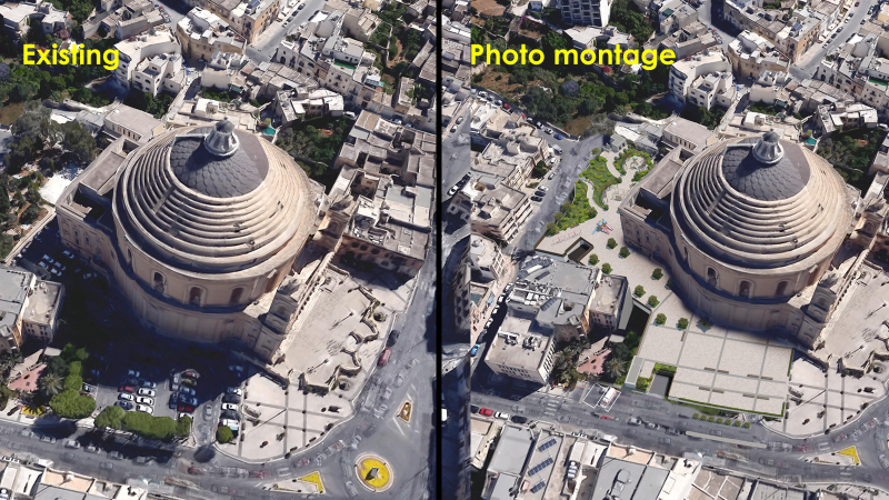 Two submissions for parking project, open spaces in Mosta - TVMnews.mt