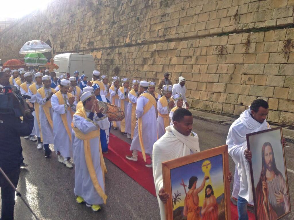 Ethiopian and Eritrean Christians celebrate in Valletta TVMnews.mt