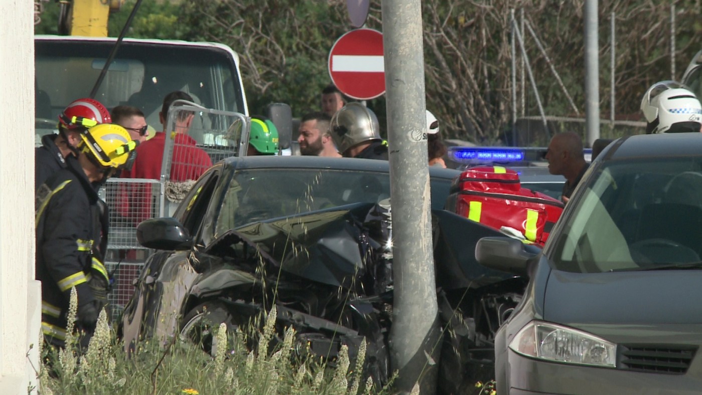Watch: Pedestrian hit by car on pavement in Qormi - TVMnews.mt