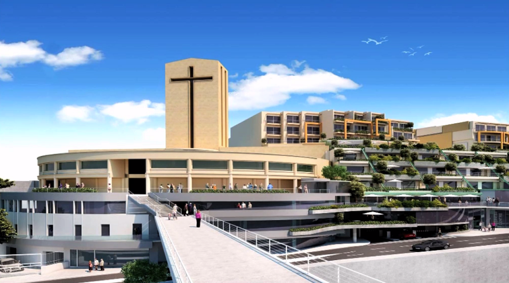 Work begins on refurbishment of facade of St Julian's Parish Church