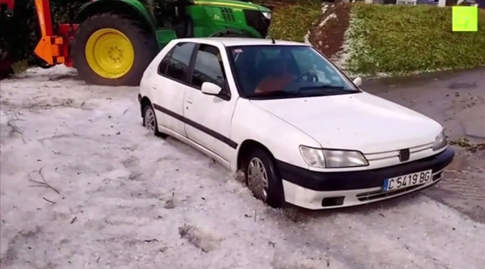 Watch Hailstorm Causes Chaos In Spanish Village TVMnews mt