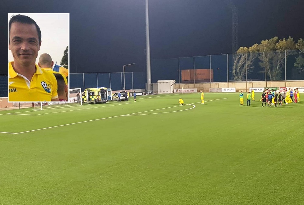 Footballer suffers heart attack during match between Kirkop and Santa