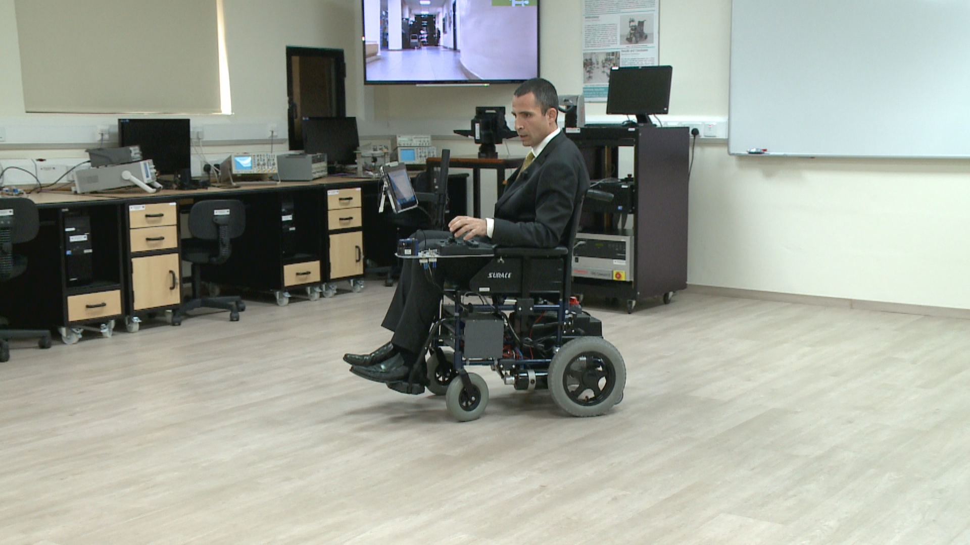 WATCH Wheelchair turned into robot to help people with a disability
