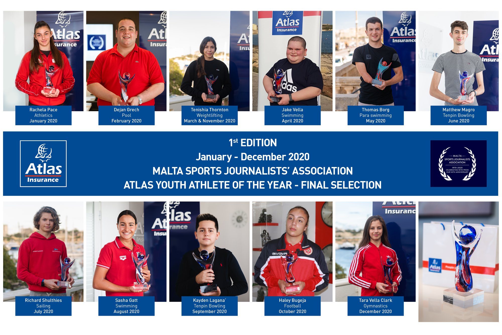 Atlas youth athlete of the year 2020 voting launched on facebook