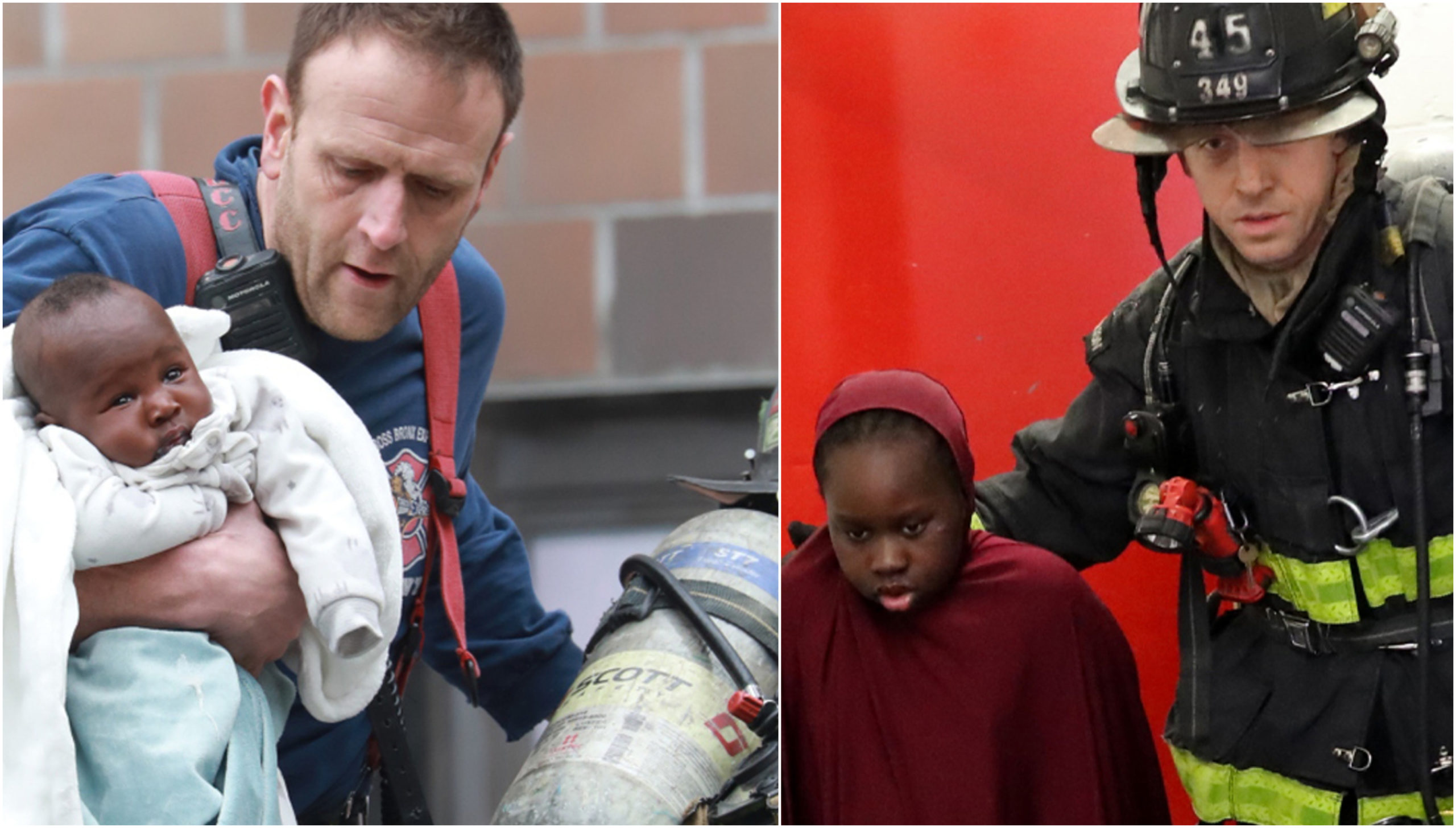 WATCH: Firemen rescue several children from apartment fire in New York ...