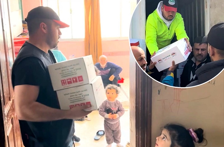 Omar Rababah Maltese man goes to Syria and buys food for earthquake survivors ...