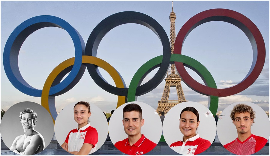 Five athletes to represent Malta in Olympics 2024 in Paris TVMnews.mt