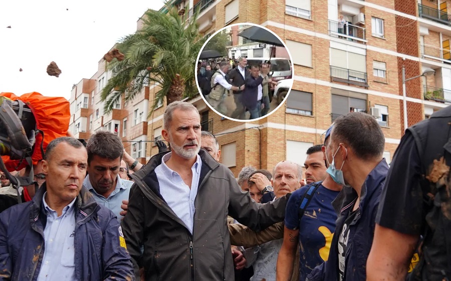 Watch: Angry crowd throws mud at King of Spain - TVMnews.mt