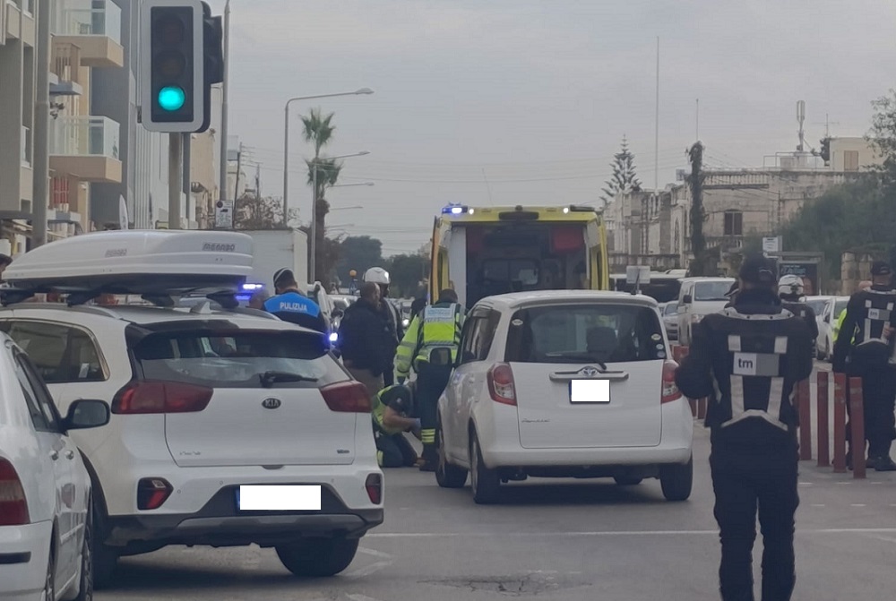 70 year old woman grievously injured after being hit by car in Mosta ...